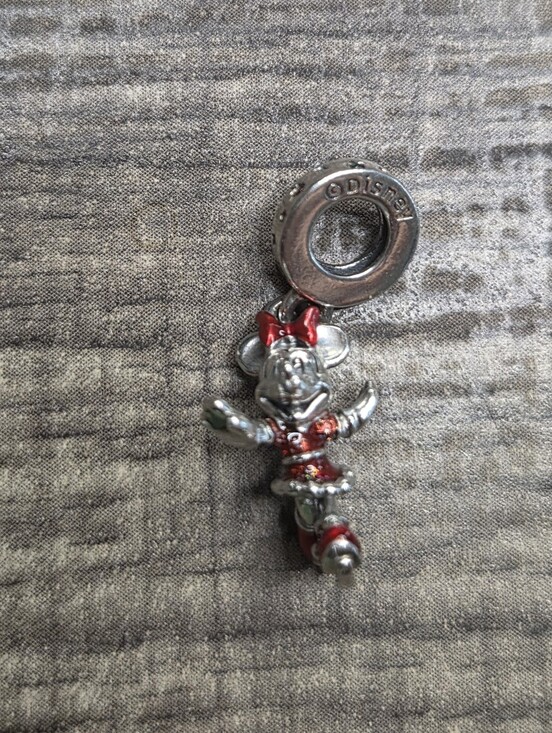 Pandora Jewelry - Authentic Pandora Minnie Mouse Ice Skating Dangle Charm Sterling silver
